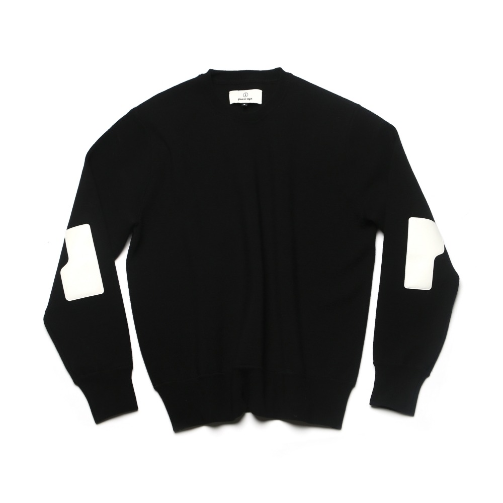 black rover wool knit sweater