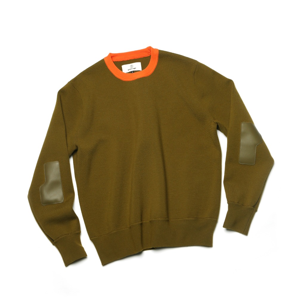 olive drab rover wool knit sweater