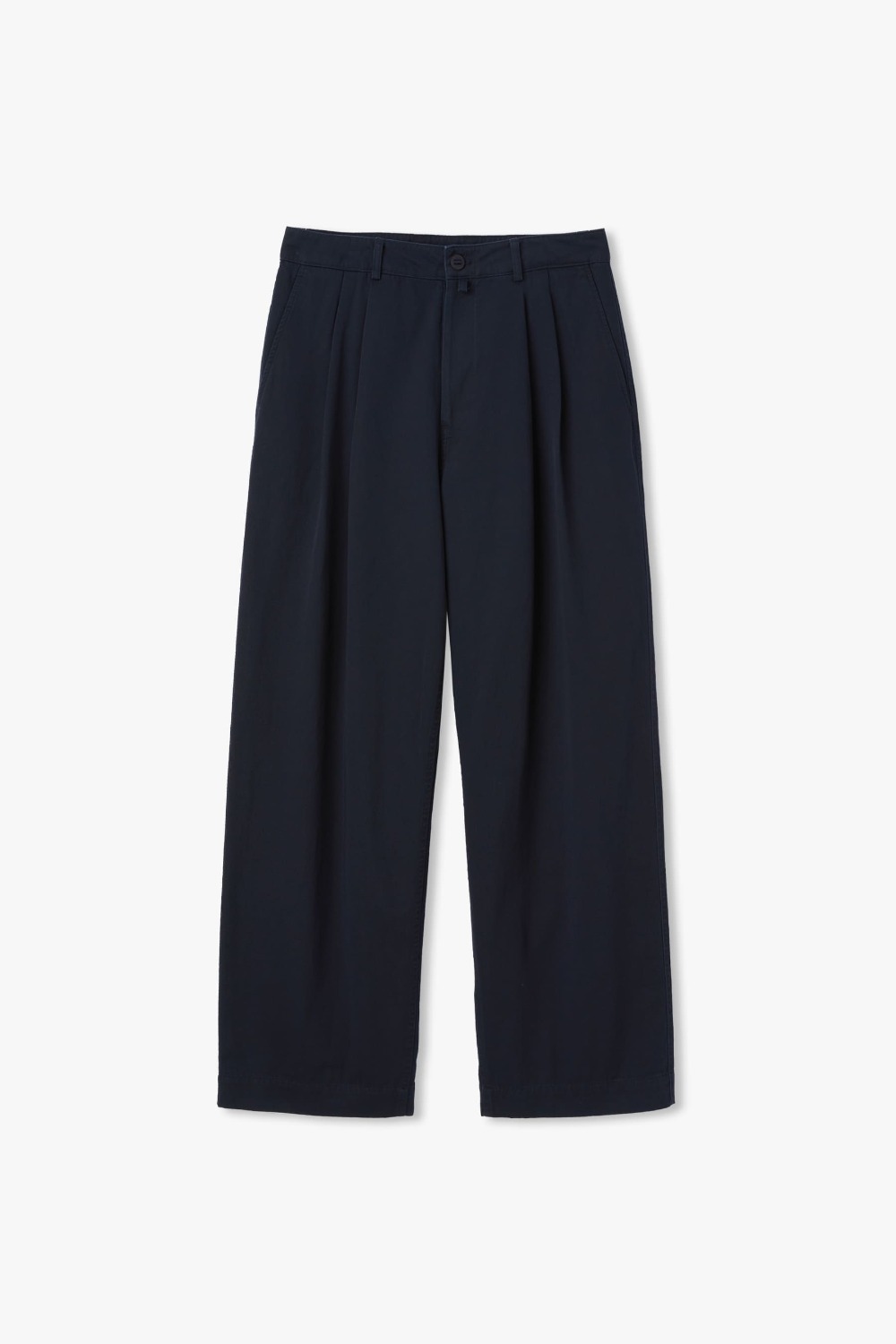 DEEP NAVY YRS Y-550 WIDE CHINO PANTS (ECP GARMENT DYED)