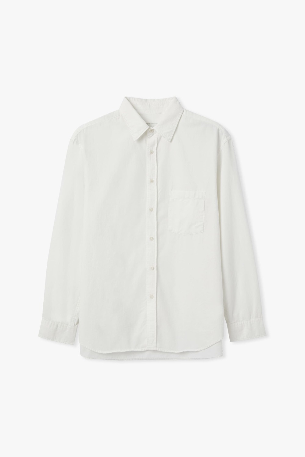 OFF WHITE YRS POIKA COTTON DRILL SHIRTS CLASSIC FIT (ECP GARMENT DYED)