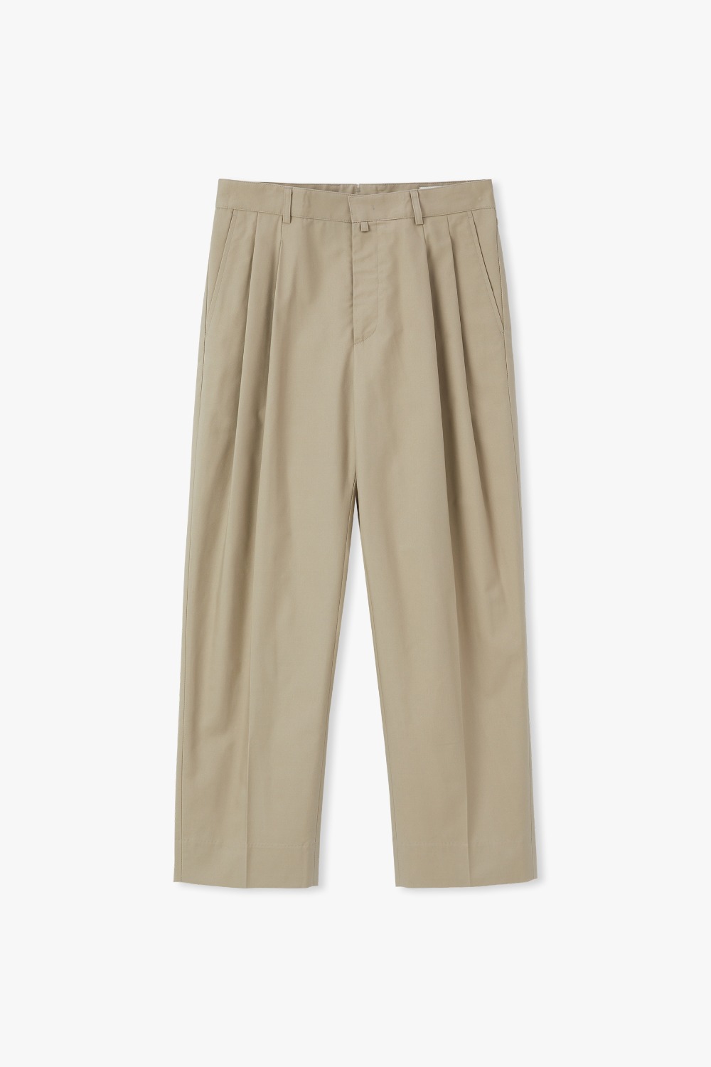 OYSTER R-802 TWO TUCK TAPERED COTTON DRILL CHINO PANTS (ECP MACHINE WASH TEST)