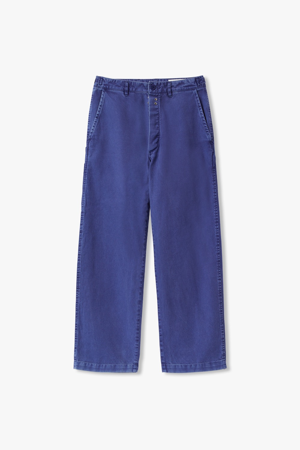 FRENCH BLUE YRS Y-964 ORIGINAL SERGE COTTON WASHED FRENCH WORK PANTS (ECP GARMENT PROCESS)